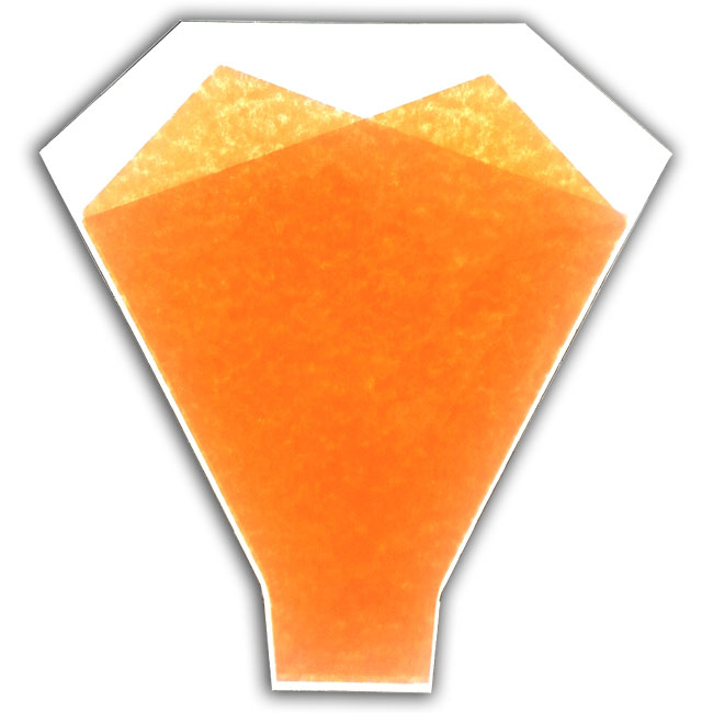 4917--Polygon Orange CLICK HERE TO RETURN TO GALLERY