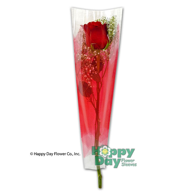 7219-2-SingleTissue Red with flower