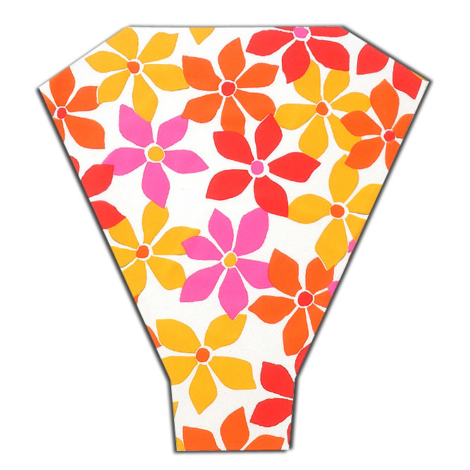 7288-BB-Flowers Pink Yellow Orange CLICK HERE TO RETURN TO GALLERY