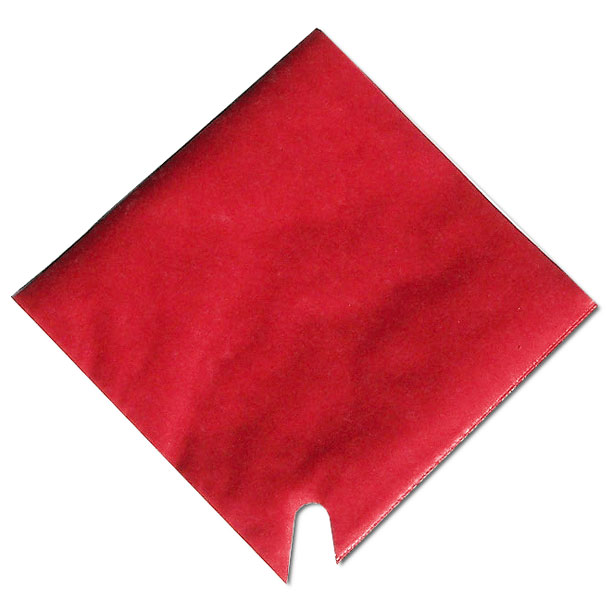 6464-Fiber Square Dark Red