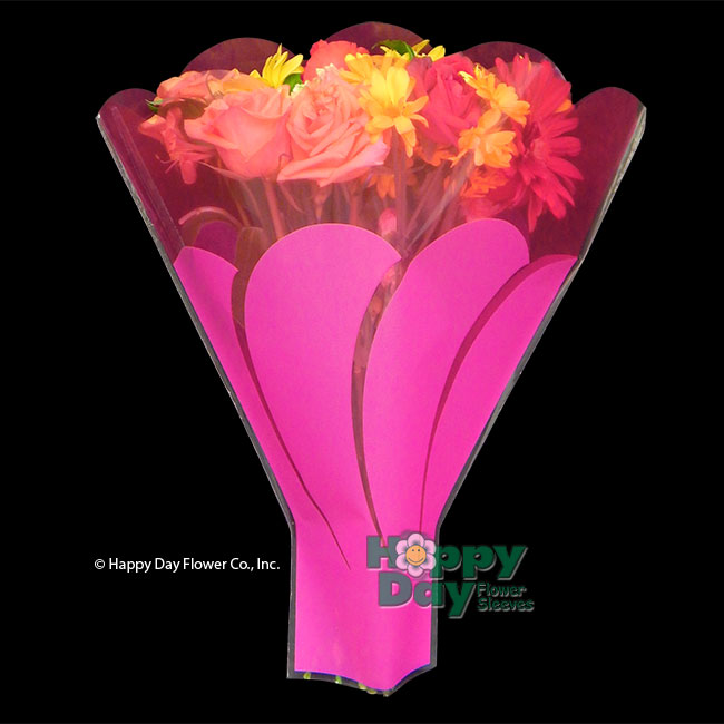 7078-2-WavesPink with Flowers