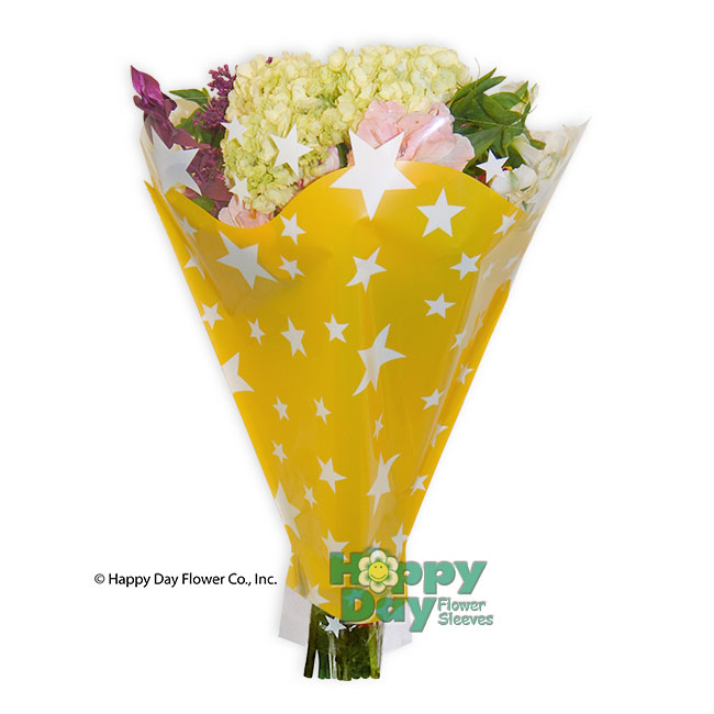 5030-4-Stars Yellow shown with Flowers
