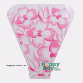 Flora Flower Sleeve with Soft Painted Flowers in Pink