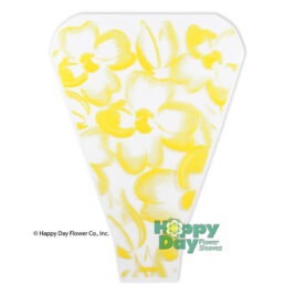 Flora Flower Sleeve with Soft Painted Flowers in Yellow