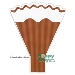 Pinstripe Scallop top View Sleeve