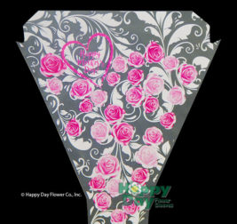 Pretty Roses and Scrolls Frosted Flower Sleeve for Mother's Day