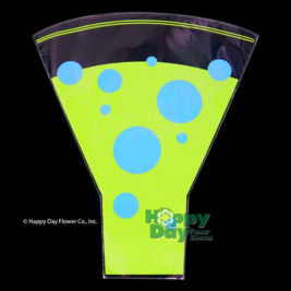Lime and Blue Big Fun Spots Sleeve for Spring