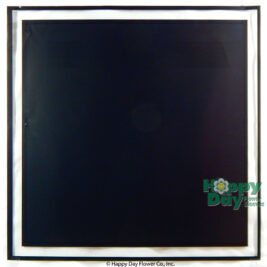 6180-L-NH- Frosted Black Sheet with Line 22in x 22in-Slightly Damaged and Discounted