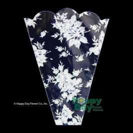 Blossom White Scallop top flower sleeve in 11 inches