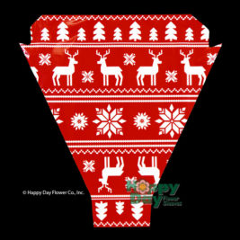 NEW for 2020Holidays! Red Reindeer sleeve