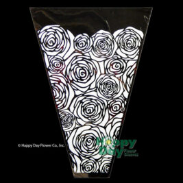 NEW Rosy White Flower sleeve-Rose pattern