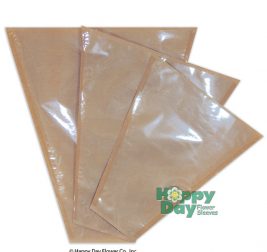 NEW Clear front Kraft Paper Sleeves in assorted Sizes