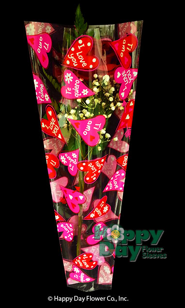6985-Love Lingo Sleeve with Flowers