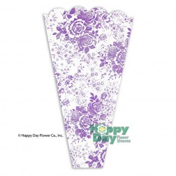 Elegant Purple Flower Sleeve