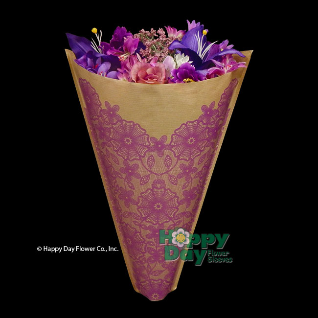 3493-6-Kraft Paper Lace Purple