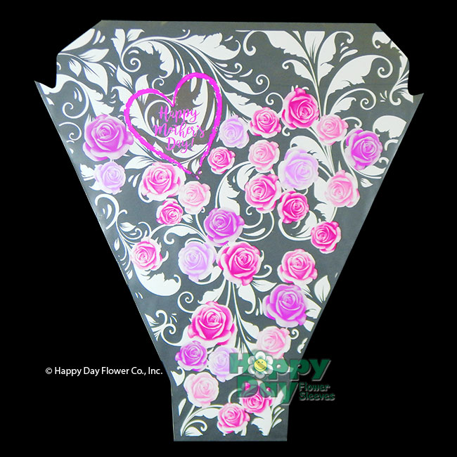 7005-6-Mas Roses Pink & Purple (Frosted)