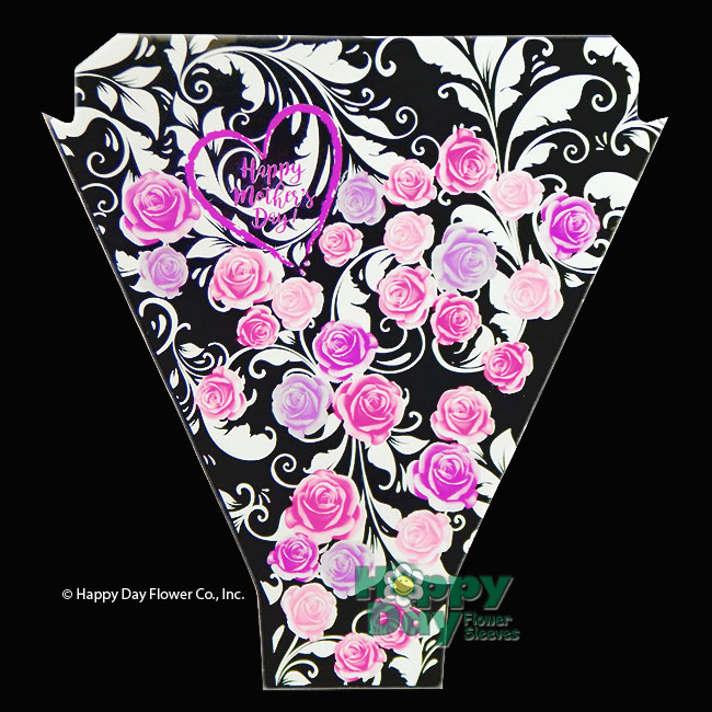 7007-6-Ma's Roses Purple & Pink (Transparent)