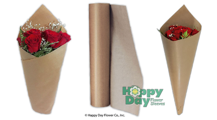 Brown Kraft Paper for Flowers Bouquet Pack 20 (75x52cm)