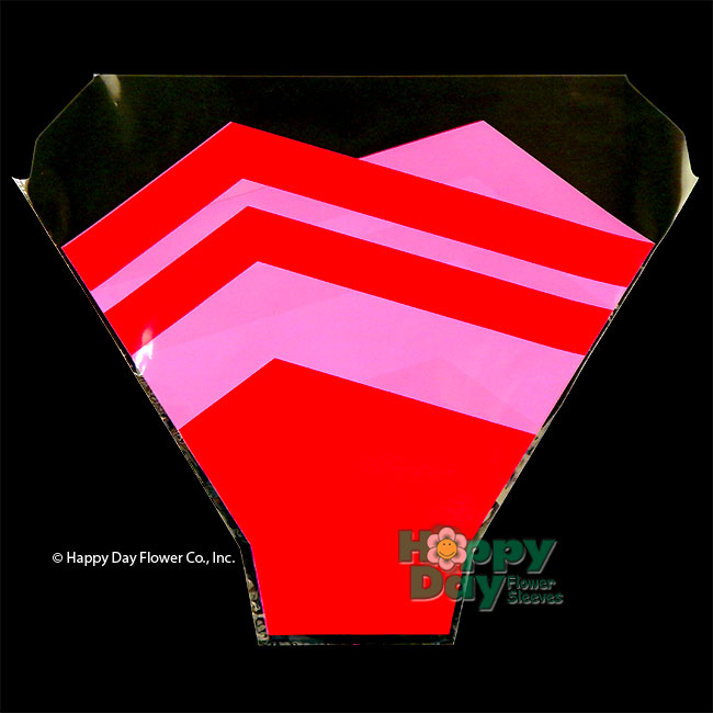 4955-2-Double Peak Red & Pink