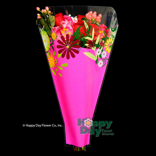 9746-2-Joy Pink 13in, 17 in Flower Sleeves