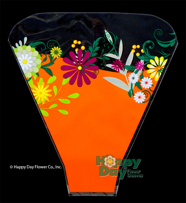 9744-7-Joy Orange 13in and 17in Flower Sleeves