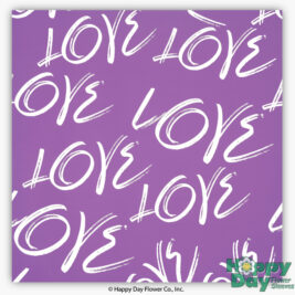 NEW Patterned Love Purple Sheet