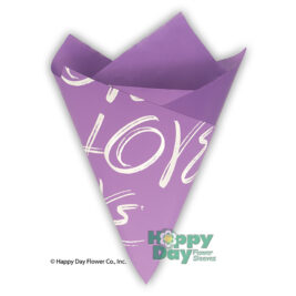 NEW Patterned Love Purple Sheet